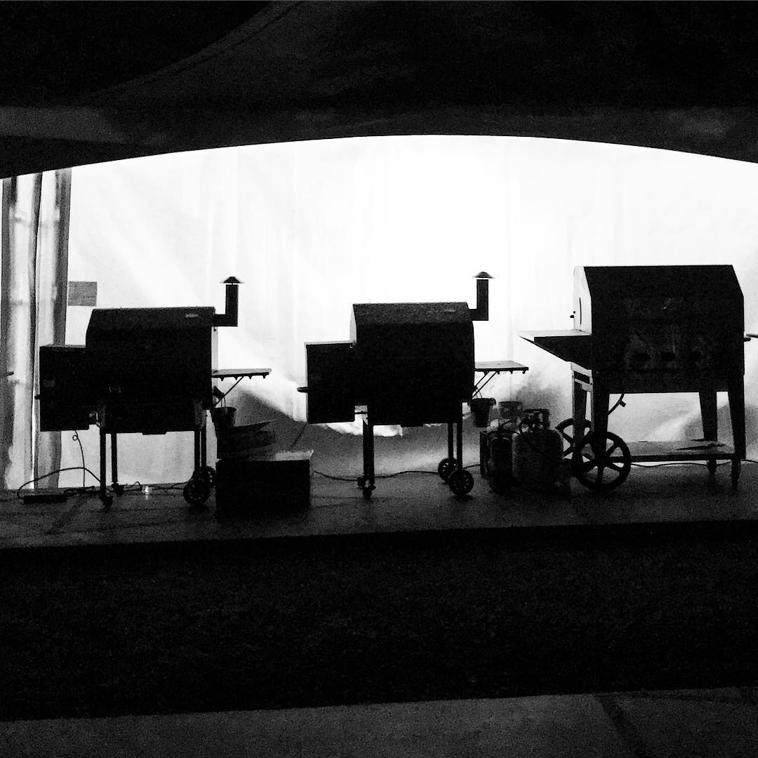 BBQ’s at night.